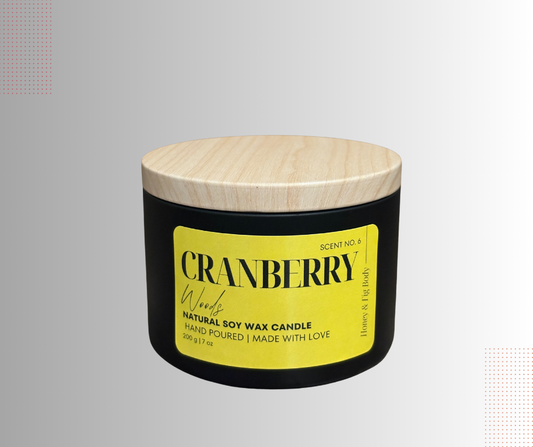 Candle - Cranberry Woods - 7 oz